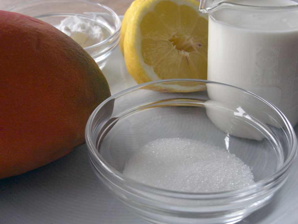 Mango Mousse Ingredients