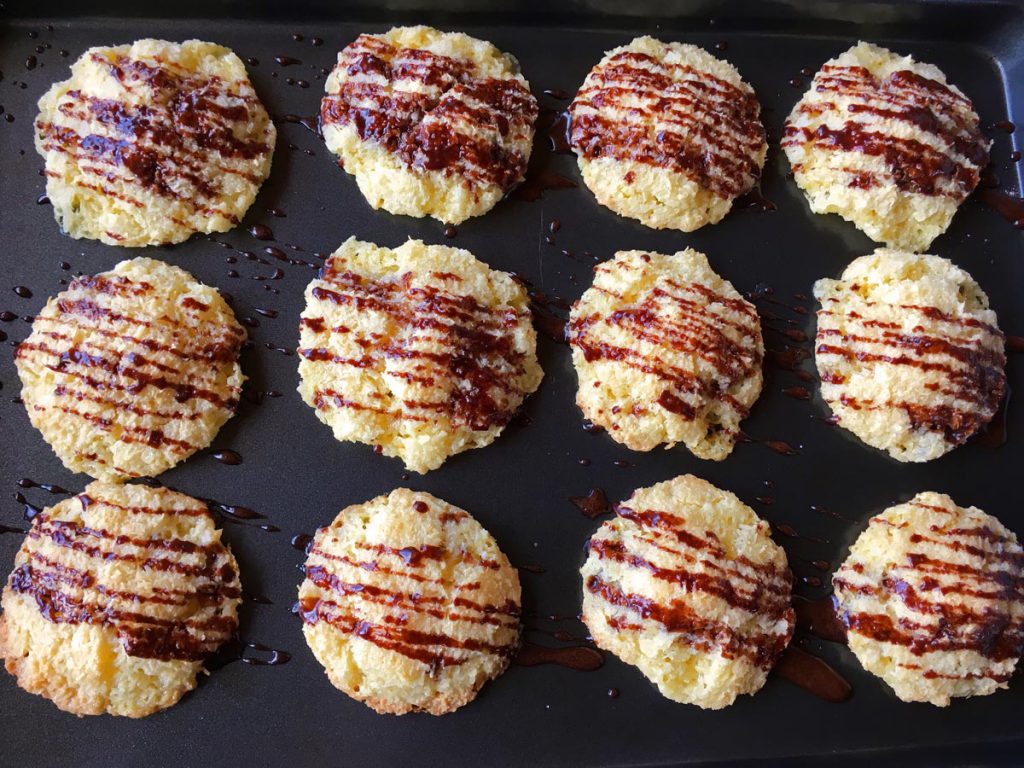 cookies with desiccated coconut