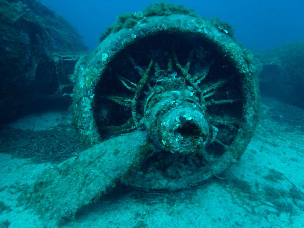 Calvi Bomber Wreck B17 Propeller