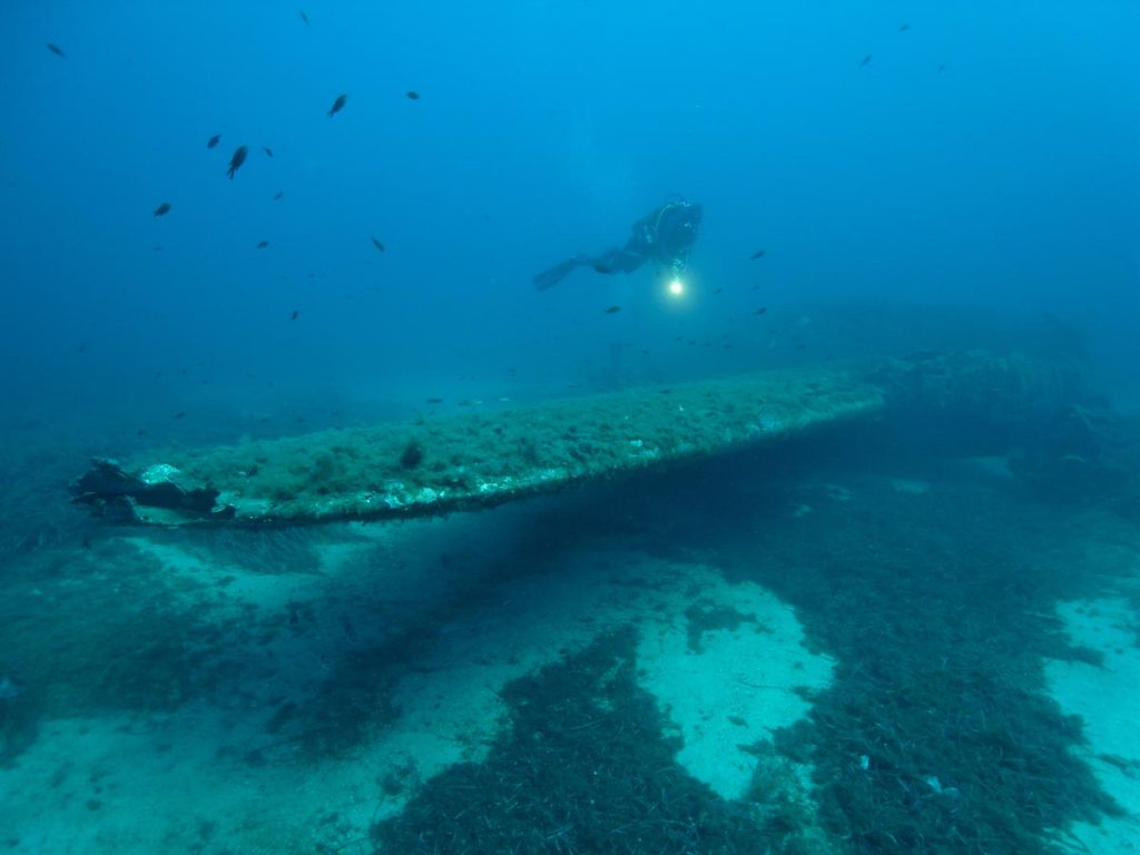 Wing Bomber B17 Wreck Calvi