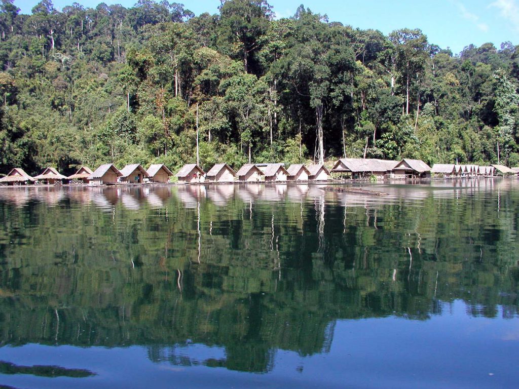 Floating Bungalows Chew Larn Lake Thailand