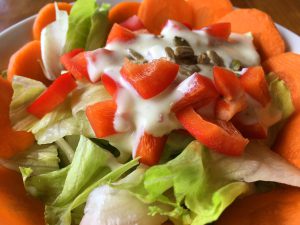 Healthy Lunch Recipe - Salad and Steak