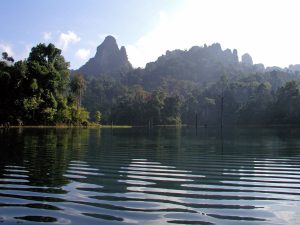 Beautiful Cheow Larn Lake Khao Sok Thailand