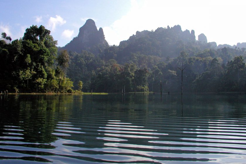 Beautiful Cheow Larn Lake Khao Sok Thailand