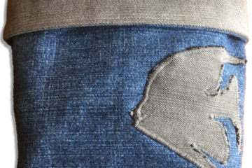 Utensilo grey fish upcycling denim